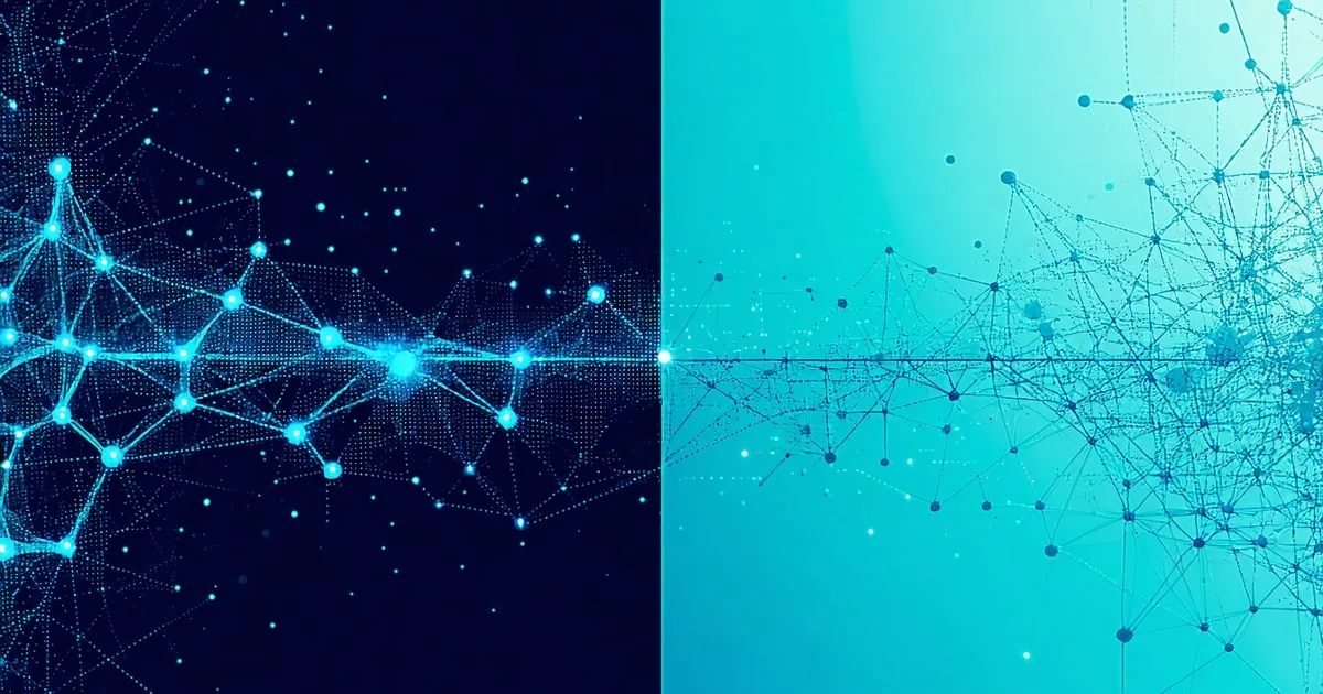 Split view comparing traditional spreadsheet allocation process with AI-powered matching