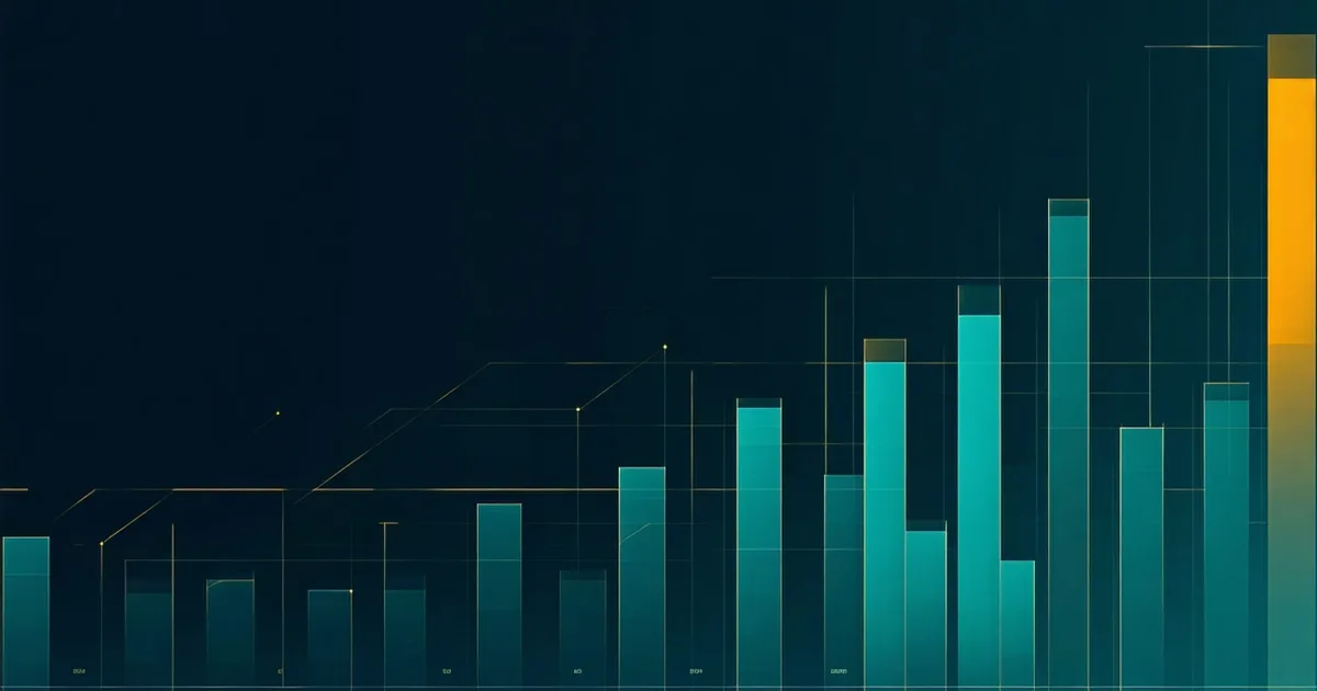 Graph showing utilization rate metrics dashboard for professional services firm